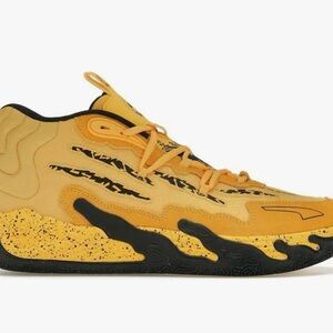 Puma Yellow and Black Athletic Shoes